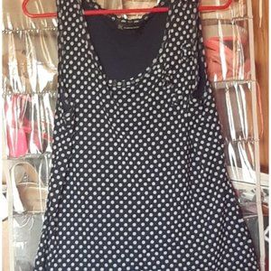 Very Pretty Blue and White Polkadot Shirt Size:XL ⭐⭐